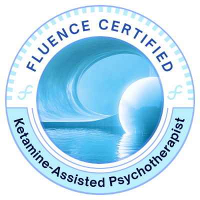 Fluence Certified Ketamine-Assisted Psychotherapy Therapist seal