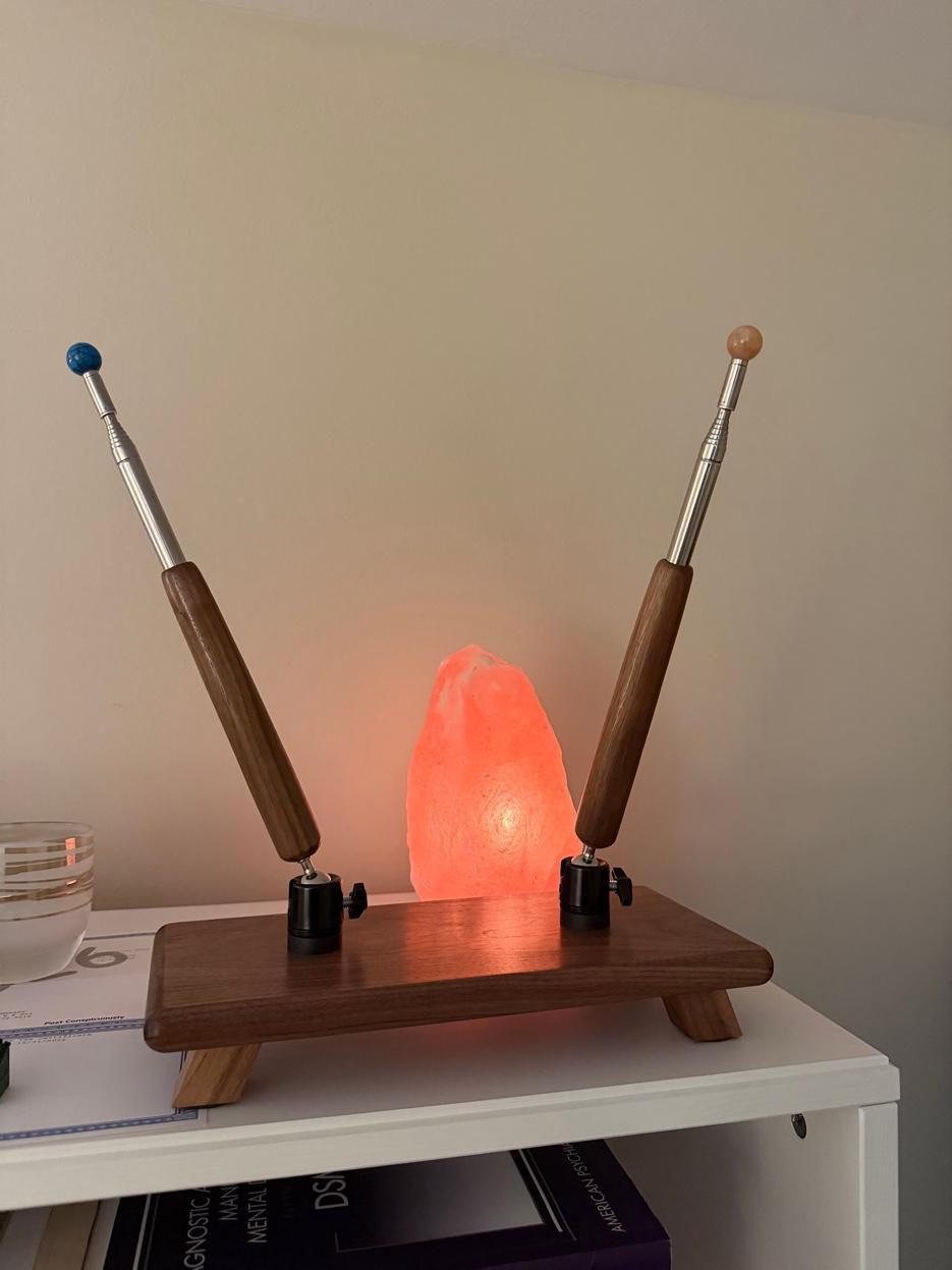 Bilateral stimulation wands · The Room